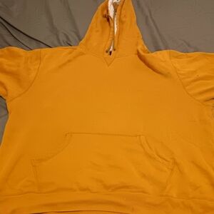 A plain yellow hoodie